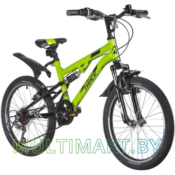 Детский велосипед Novatrack Titanium New 20SS6V.TITANIUM.GN20 (зеленый, 2020) картинка 2